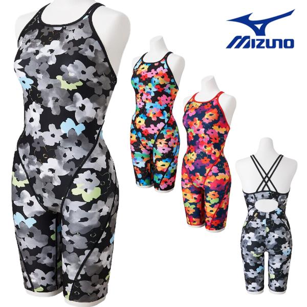 ミズノ MIZUNO 競泳水着 練習用水着 レディース エクサースーツ ハーフスーツ EXER SUITS U-Fit 競泳練習水着 AYA COLLECTION 寺川綾 2026年秋冬モデル N2MGD774