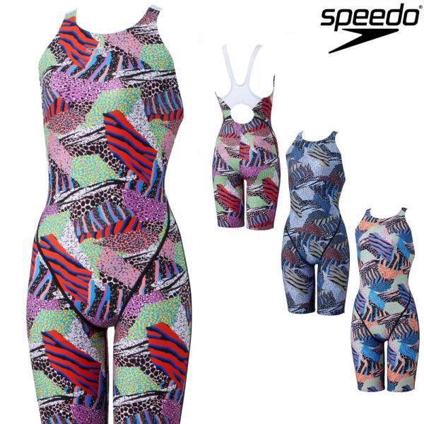 speedo 競泳水着 レディース 練習用 スピード パッチワーク