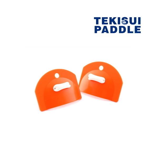 水泳 テキスイパドル TEKISUIパドル アーチハードタイプS アーチパドル オレンジ ジュニア 女性向け 替えゴム添付キャンペーン TP5