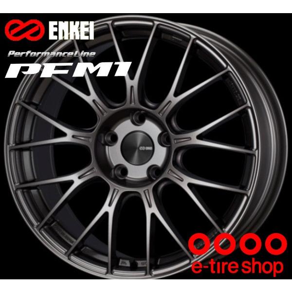 ENKEI PFM1 17×7.5J PCD114/5 +48 ボア径：75φ カラー：ダークシルバー