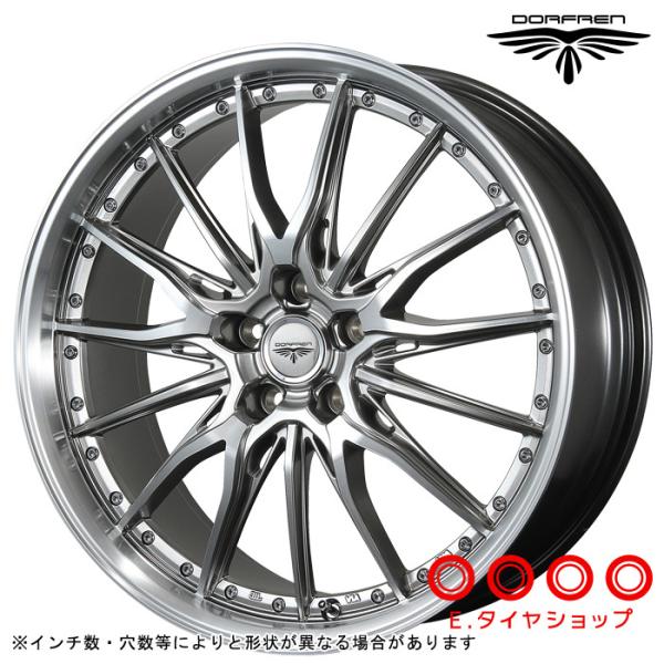 ドルフレン ヒューヴァー 20×8.5 5/114 +35 カラー:ハイパーシルバー