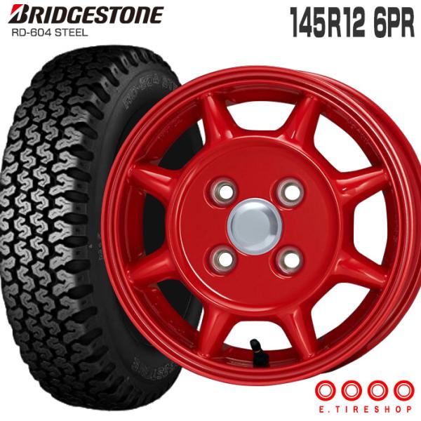 BRIDGESTONE ブリヂストン 604V 145/80R12 80/78N エンケイ サム