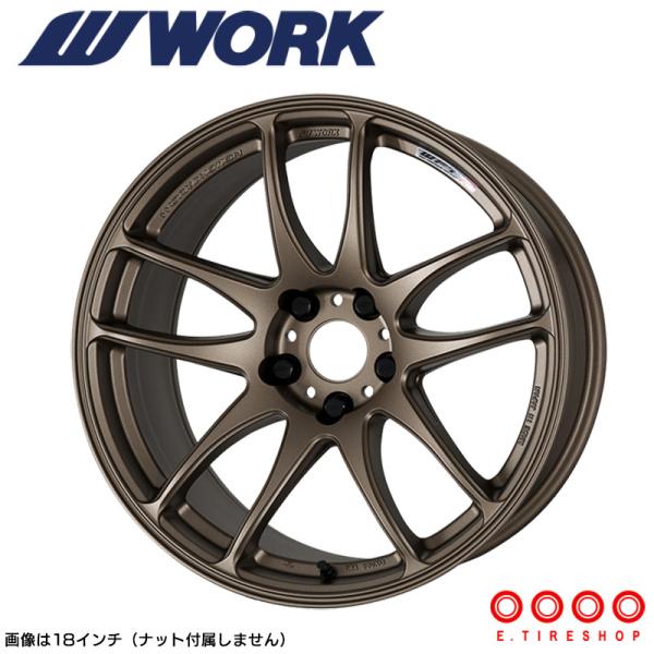 WORK WORK EMOTION CR極 18×7.5J PCD114.3 5H INSET+53 アッシュド 