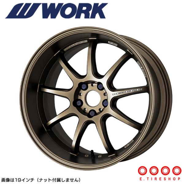WORK EMOTION D9R 18×9.5J PCD114.3 5H INSET+30 AbVh`^ (AHG)  [NG[V WORK zC[ Pi 1{