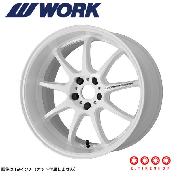 WORK EMOTION D9R 18×9.5J PCD114.3 5H INSET+38 zCg (WHT)  [NG[V WORK zC[ Pi 1{