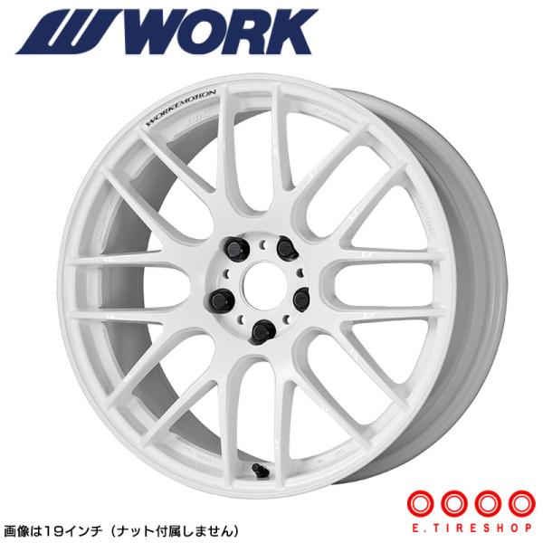WORK WORK EMOTION M8R 18×7.5J PCD114.3 5H INSET+38 ホワイト (WHT