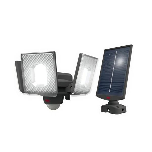 7.5W×3灯スライド型LEDソーラーセンサーライト USB・ソーラー充電 S-340L ライテックス