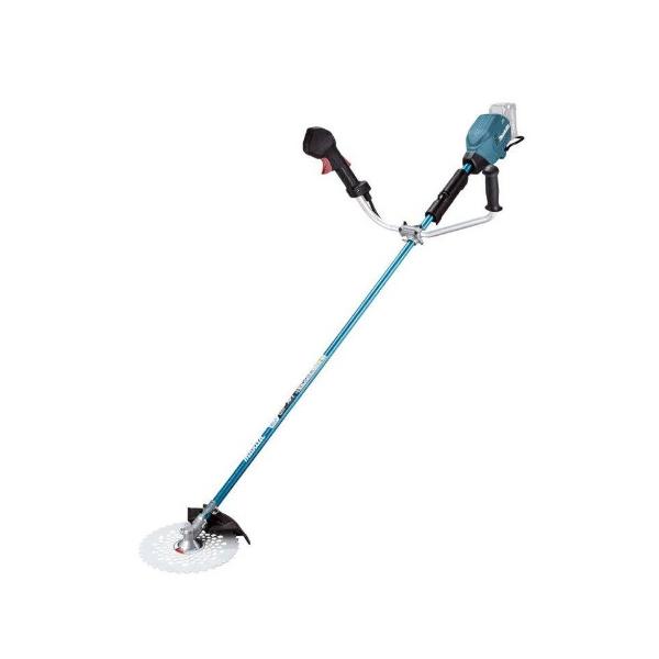 【動作確認済み・美品・良品】　makita/マキタ　40Vmax 充電式草刈機　MUR006GZ　左右非対称Uハンドル　255㎜ DCホワイトチップソ－付 e-tool-shopping_0088381759496