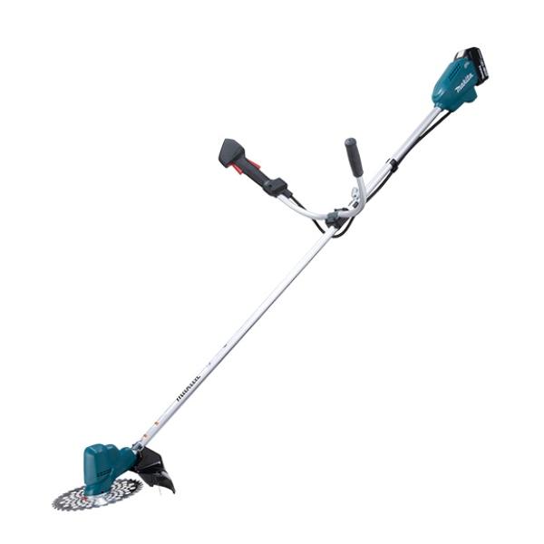 MAKITA マキタ 充電式草刈り機 バッテリ・充電器付 MUR190LDRG Amazon | マキタ 充電式草刈機18V 刈込幅230mmチップソー付