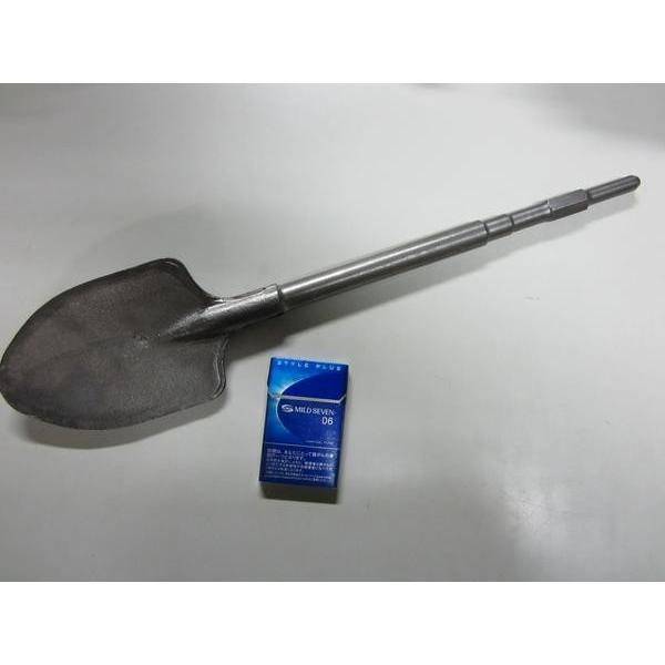 電動ハンマ用 六角軸 ハンマスコップ 17H×500mm ハンマースコップ : e