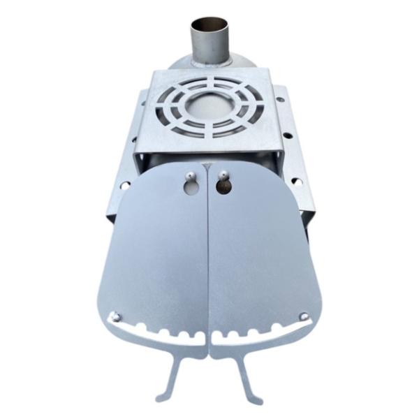 鈴木工業 D-51 ロクマル シルバー 薪ストーブ 廃材ストーブ 焼却炉 D