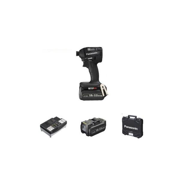 パナソニック EZ75A7LJ2G-B 黒(バッテリ2個・充電器・ケース付) 充電インパクトドライバー 18V 5.0Ah :4549077461315:e-toolショッピング 通販 パナソニック EZ75A7LJ2G-B 18V 充電インパクトドライバー 黒 代引不可