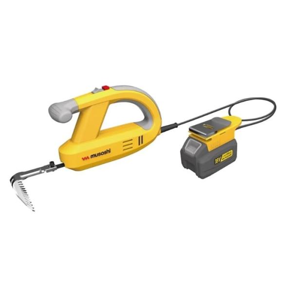 ムサシ WE-770 充電式除草バイブレーター 18Vバッテリーホルダー型 musashi