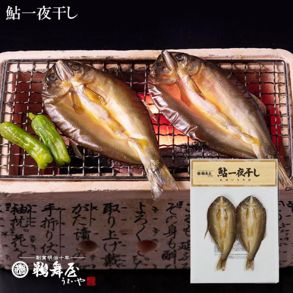 鮎 干物 [メール便OK]鵜舞屋(うまいや) 老舗の鮎 鮎一夜干し 2尾 I-2B