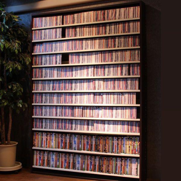 Cd屋さんのcdラック Cd収納 1668枚 Cdコレクター仕様 幅139cm 即日出荷 Ecs166 Au 収納家具のイー ユニット 通販 Yahoo ショッピング