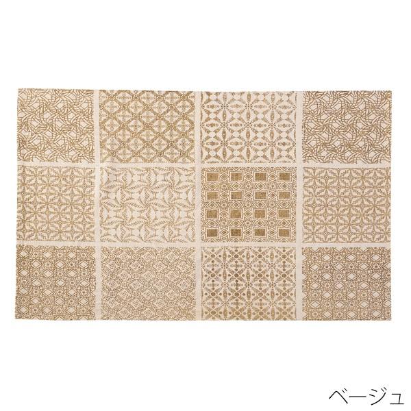 ���O�}�b�g  �R�b�g�� ��90�~���s130cm �􉽊w�͗l �}�b�g �J�[�y�b�g�Z���^�[���O �� �O�~ ���イ���� ���i�摜