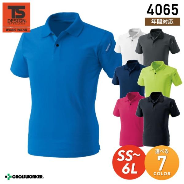 TS�f�U�C�� �����|���V���c �J���[���{ 4065 ES �V���[�g�X���[�u�|���V���c ��ƒ� ��ƕ� ���� ���j�t�H�[�� 5L�y���[���ցz