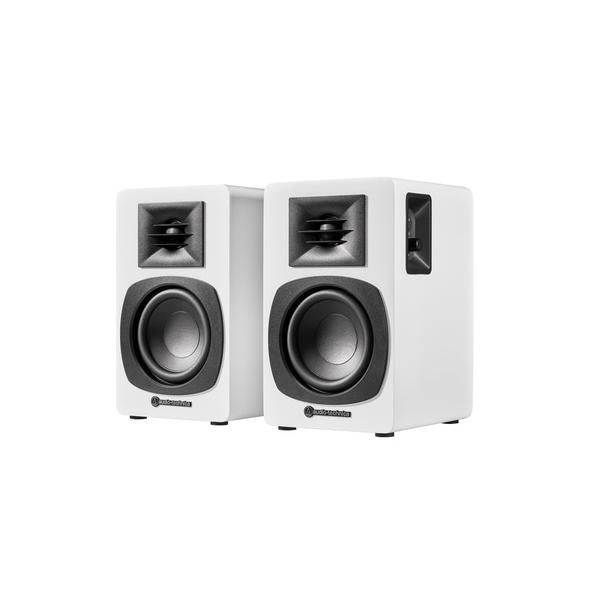オーディオテクニカ AT-SP3X WH パワードブックシェルフスピーカー Bluetooth対応 ホワイト