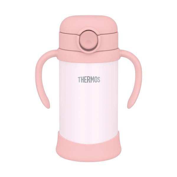 他サイト： THERMOS サーモスFJT-350-PCH まほうびんのベビーストローマグ ハンドル取り外しOK スペアストローセット付き 350ml ピーチの商品画像