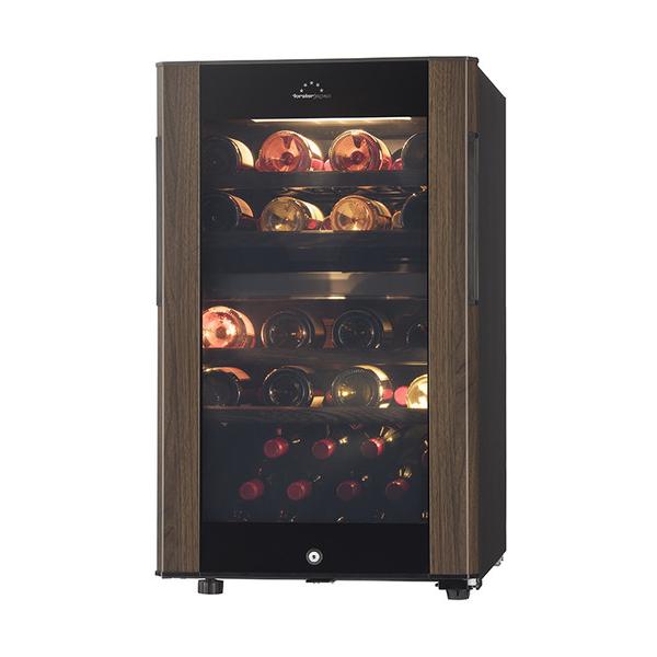 他サイト： フォルスタージャパン SG-122GD(WB) ワインセラー グランセラー 41本収納 右開き・2温度タイプ（上室・下室） ウッドブラウンの商品画像