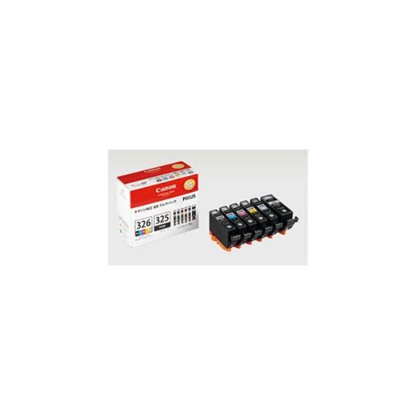 他サイト： インク キヤノン 純正 カートリッジ インクカートリッジ BCI-326+325／6MP インクタンク + マルチパック インクの商品画像