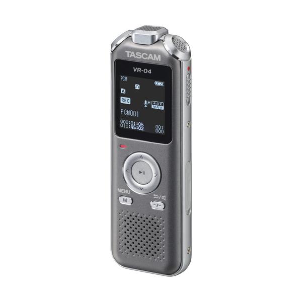 タスカム ワイドFMチューナー搭載 ボイスレコーダー(グレー) TASCAM VR-04-GY 返品種別A