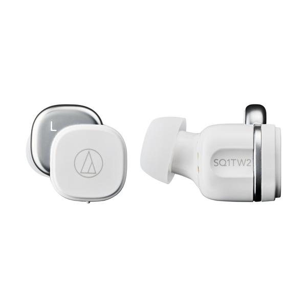 オーディオテクニカ ATH-SQ1TW2 WH ワイヤレスイヤホン ホワイト