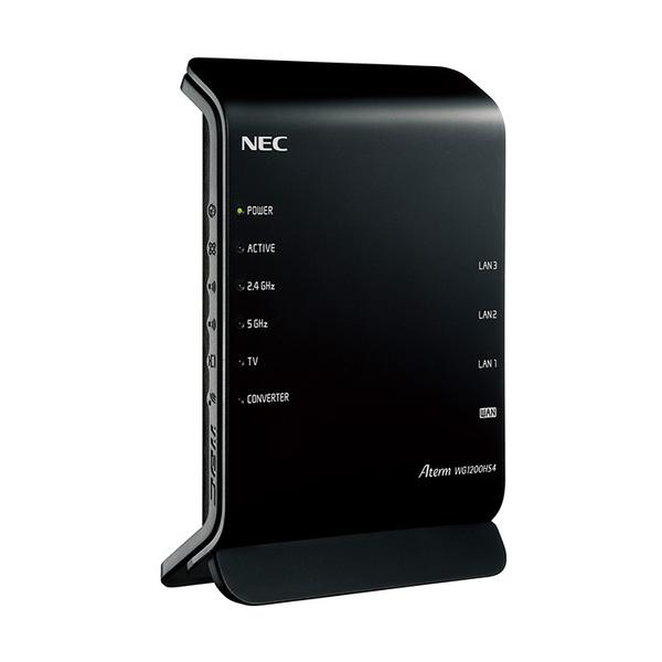 無線ルーター NEC  Wi-Fi PA-WG1200HS4 無線LANルータ Aterm 2ストリーム 2×2スタンダードモデル
