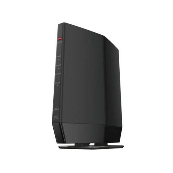 他サイト： BUFFALO WSR-5400AX6P-BK 無線ルーター AirStation Wi-Fi 6 対応ルーター プレミアムモデル ブラック WSR5400AX6PBKの商品画像