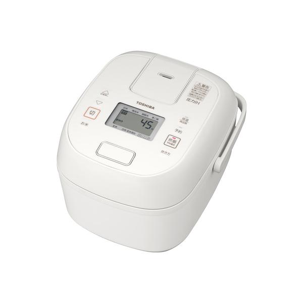 東芝 RC-6PXX(W) 圧力IH炊飯器 炎匠炊き 3.5合炊き ミルキーホワイト