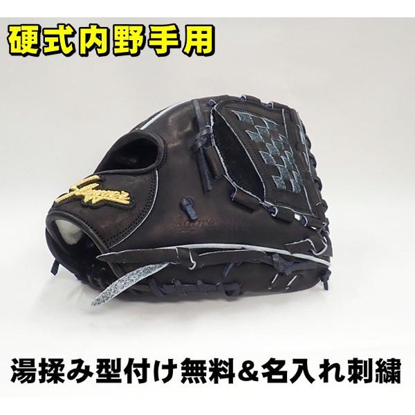 久保田スラッガー 硬式グローブ KSG-MP24 ブラック 湯もみ型付け 