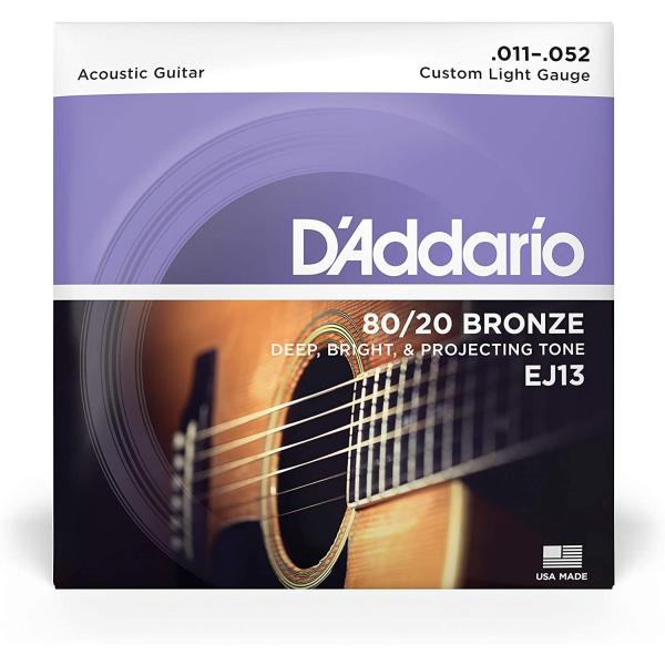D'addario EJ13 Custom Light .011-.052 AR[XeBbNM^[i __I uYEJX^Cgj