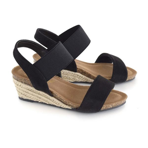 サンダル レディース 夏 シューズ パンプス ミュール オープントゥ ヒール ゴムバンド エスパドリーユサンダル ウェッジソール 歩きやすい Buyee Buyee Japanese Proxy Service Buy From Japan Bot Online