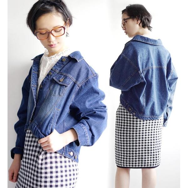 ジャケット レディース ジージャン コーデ 秋 冬 秋服 冬物 デニムジャケット デニム アウター 長袖 抜き襟 Buyee Buyee Japanese Proxy Service Buy From Japan Bot Online