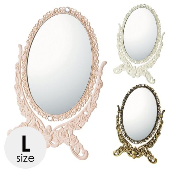 スタンドミラー 鏡 卓上 手鏡 卓上ミラー 卓上鏡 姫系 アンティーク 雑貨 可愛い おしゃれ ピンク ガーリーロザハンドミラー Sサイズ ココチのくらし雑貨店 通販 Yahoo ショッピング
