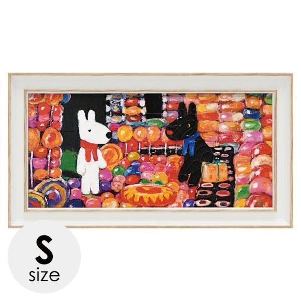 リサとガスパール リサガス 絵画 絵 アート インテリア 子供部屋 リサとガスパール リサガス アートフレーム キャンディーハウス ワイドlサイズ Gl うさ ココチの暮らし雑貨店 通販 Yahoo ショッピング