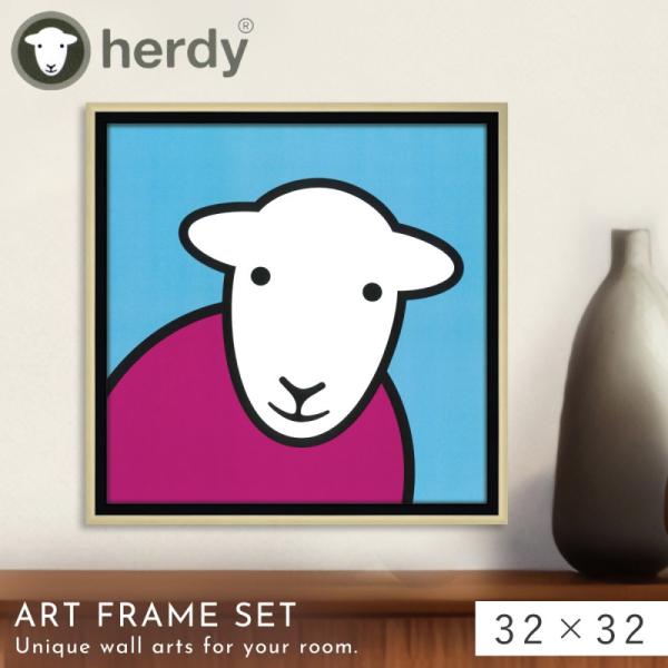 アートパネル Herdy 北欧 モダン 玄関 32×32cm アート パネル 壁掛け