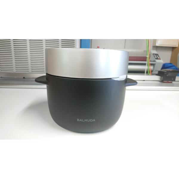 BALMUDA The Gohan ブラック K03A-BK 3合炊飯器 【開封品/未使用品 