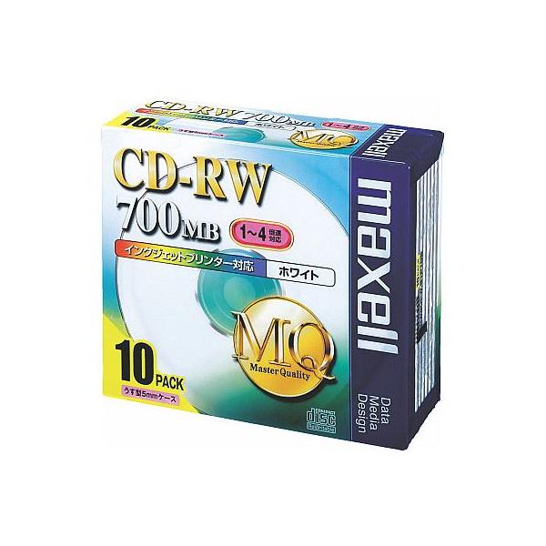 maxellデータ用CD-RW 700MB 10枚