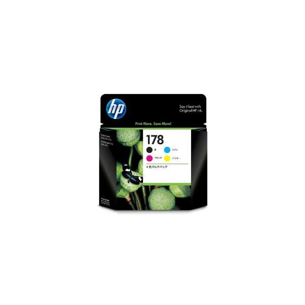 HP ヒューレットパッカード HP 178 純正4色マルチパック インクカートリッジ 黒/シアン/マ...