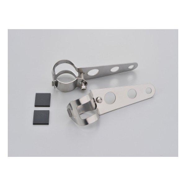 ヘッドライトブラケットφ３０〜φ３９フロントフォーク用 ステンレス製