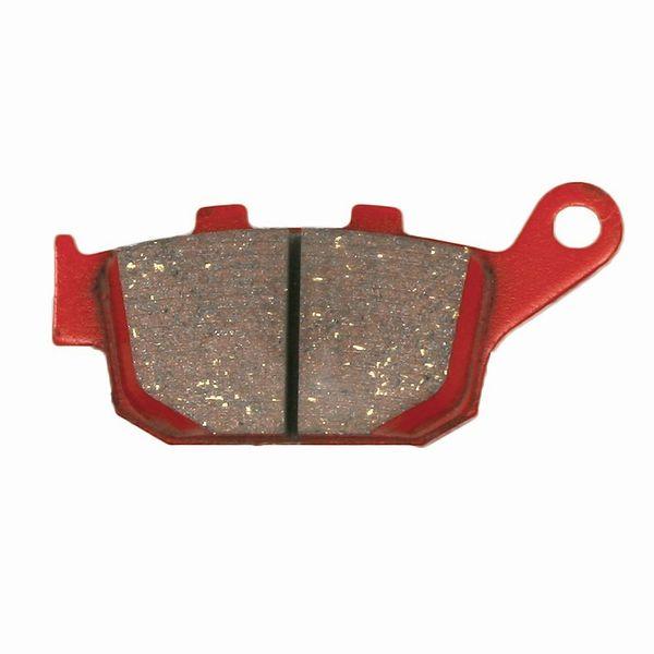 セミメタルパッドの弱点だった耐久性と効力不足を克服するために、耐熱グレードの結合樹脂と超微粒子の研削材採用！