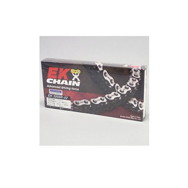 EK520SRX2 チェーン　110L 520SR-X2(CR；NP) 110L SKJ シールチェーン 520SR-X2 シルバー