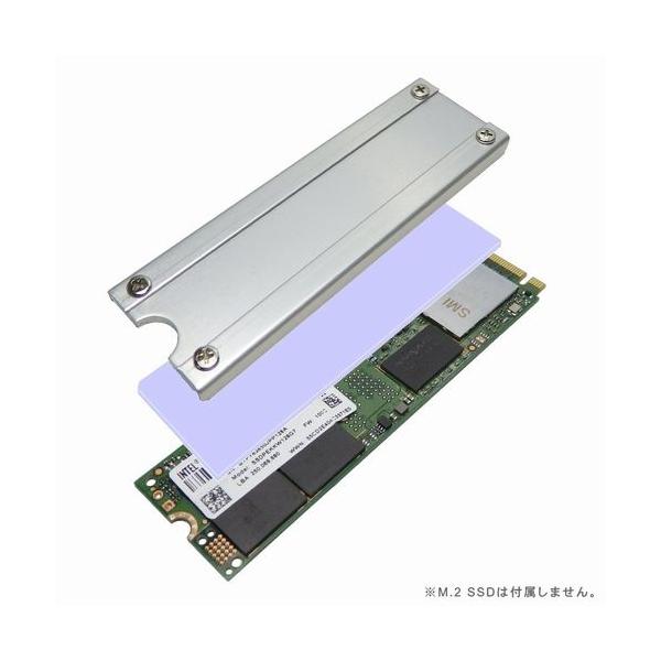 他サイト： 親和産業 シンワサンギョウ M.2 SSD用ヒートシンクカバー SSM2SHS02(2436715)の商品画像