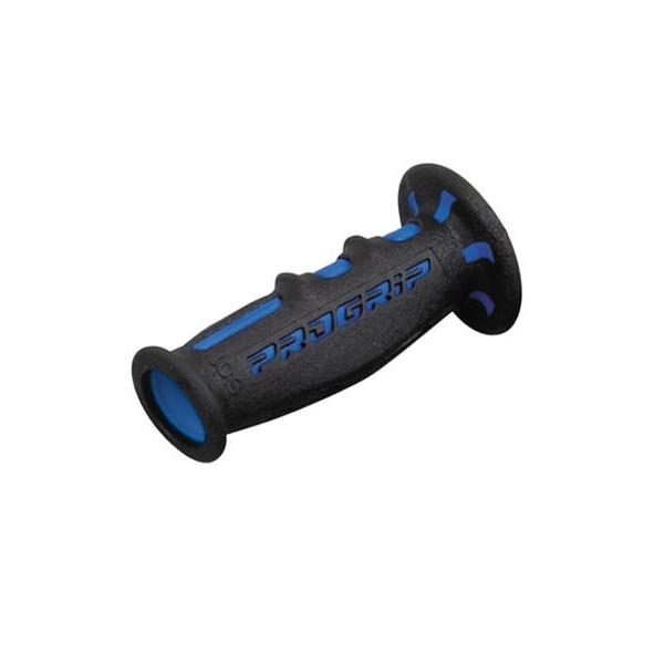 他サイト： DAYTONA デイトナ PRO-GRIP スーパーバイクグリップ#601 耐震GEL 120mm 貫通 ブルー/ブラック D98025(2451517)の商品画像