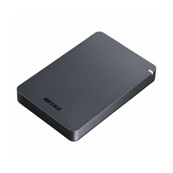 BUFFALO バッファロー ポータブルHDD 2TB 外付けHDD ブラック HD-PGF2