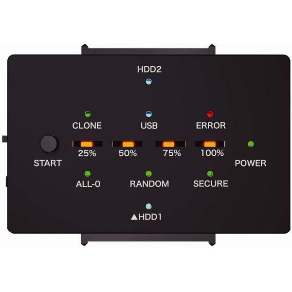 Groovy グルービー HDD/SSD 複製＆データ消去アダプター ブラック UD