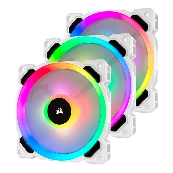 CORSAIR コルセア LL120 RGB -White- Triple Pack PCケースファン 12cm