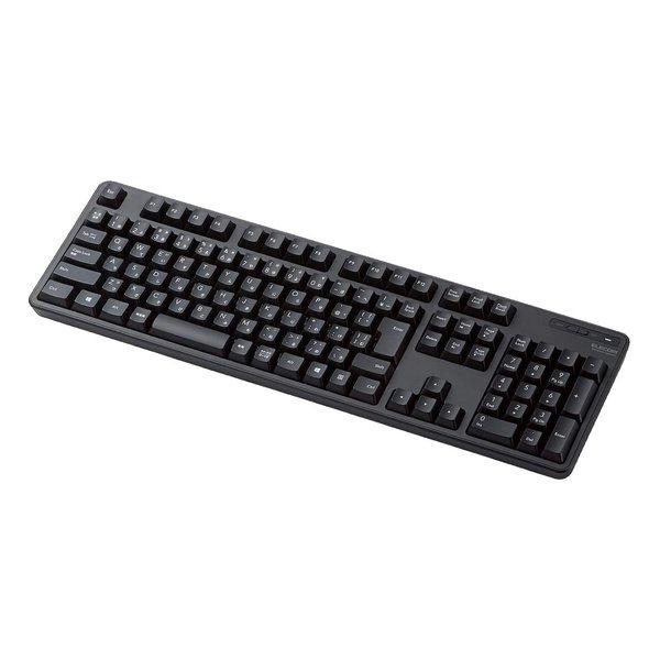 即日出荷 代引不可 キーボード 無線キーボード ワイヤレス フルキーボード メンブレン式 テンキー有 ブラック ホワイト エレコム TK-FDM106T
