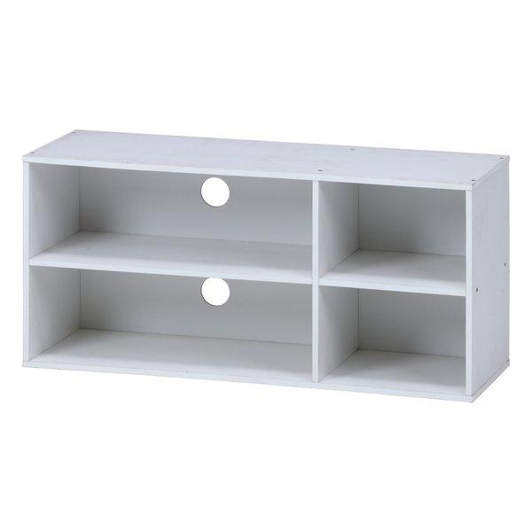 シンプルなTV台で一人暮らしにピッタリAV機器やゲーム機も収納可能なテレビボード